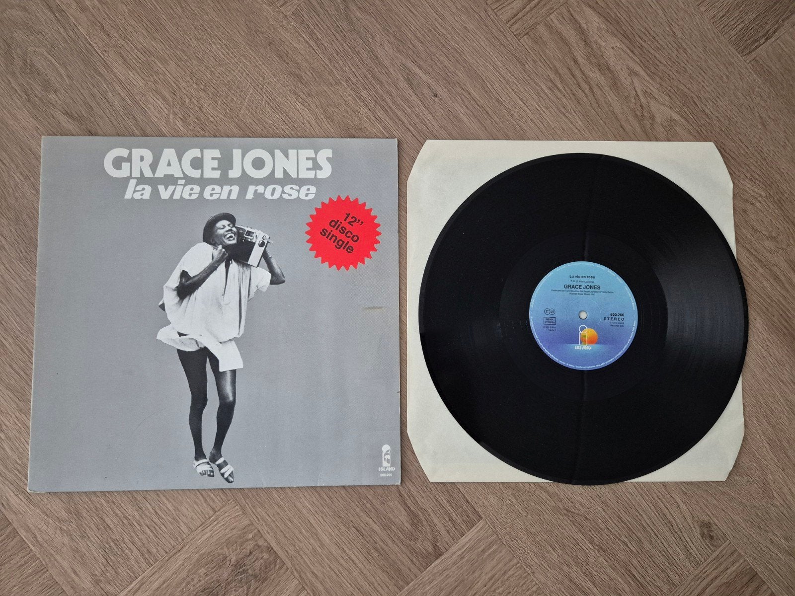 Grace Jones La vie en rose 12", Ophalen, Gebruikt, 12 inch, Poprock