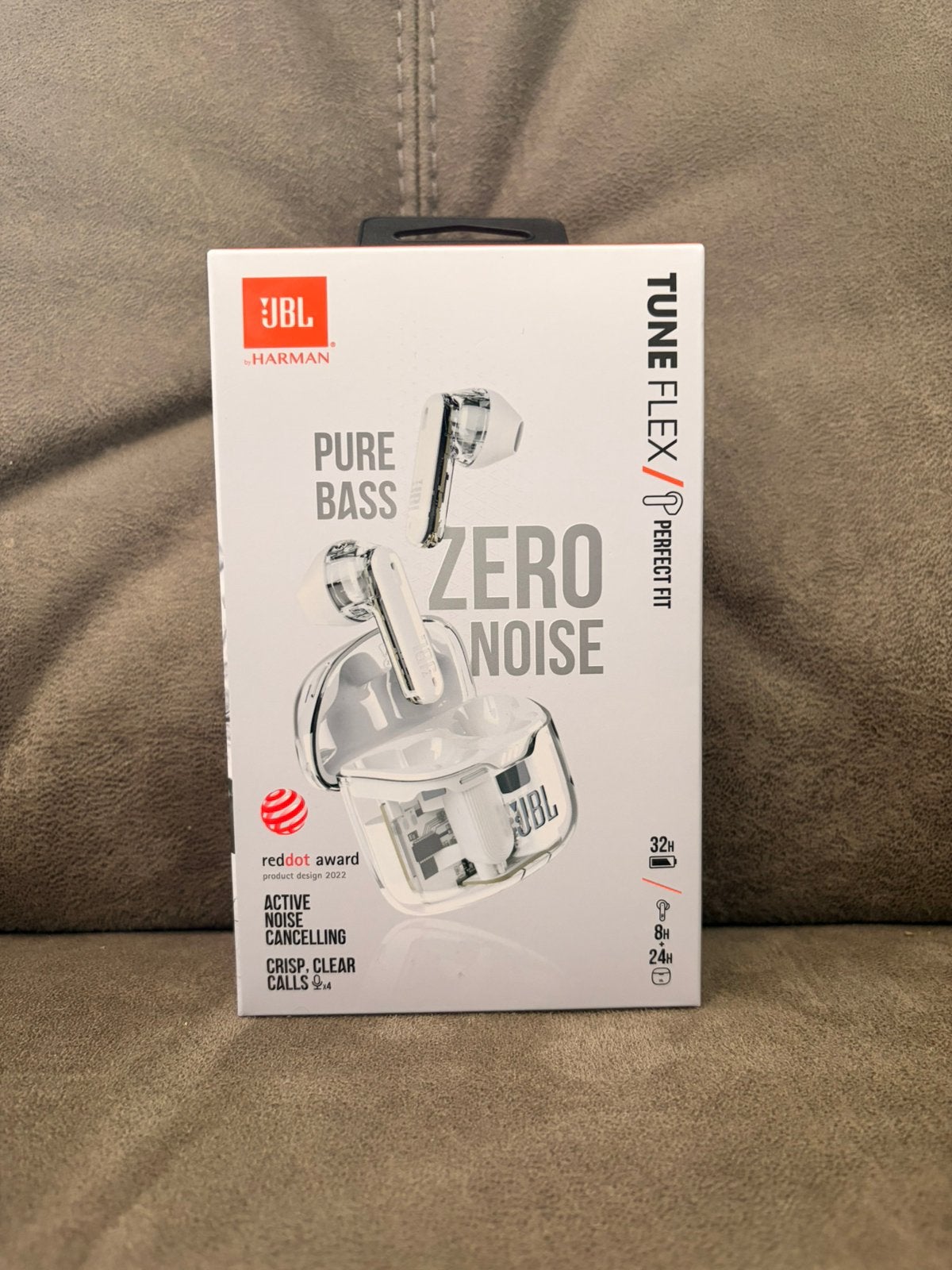 JBL Tune Flex Zero Noise | Compleet in originele verpakking, Bluetooth, Ophalen of Verzenden, Zo goed als nieuw, JBL