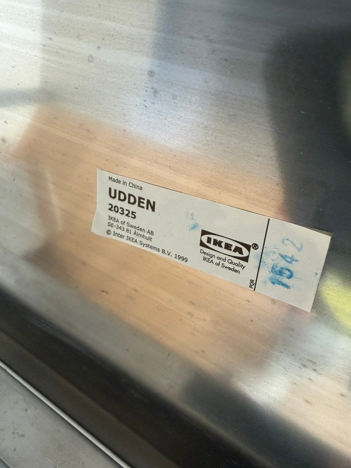 Ikea Udden Roltafel 54*54*80, Huis en Inrichting, Ophalen, 50 tot 100 cm, Zo goed als nieuw, Minder dan 100 cm