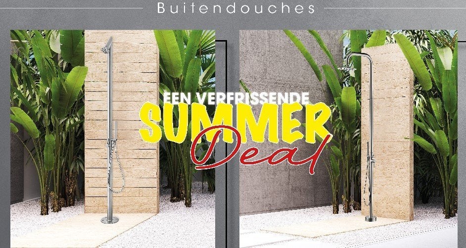 Summerdeal: Verwen uzelf met deze buitendouche Sole, rvs, Verzenden, Nieuw, Overige typen