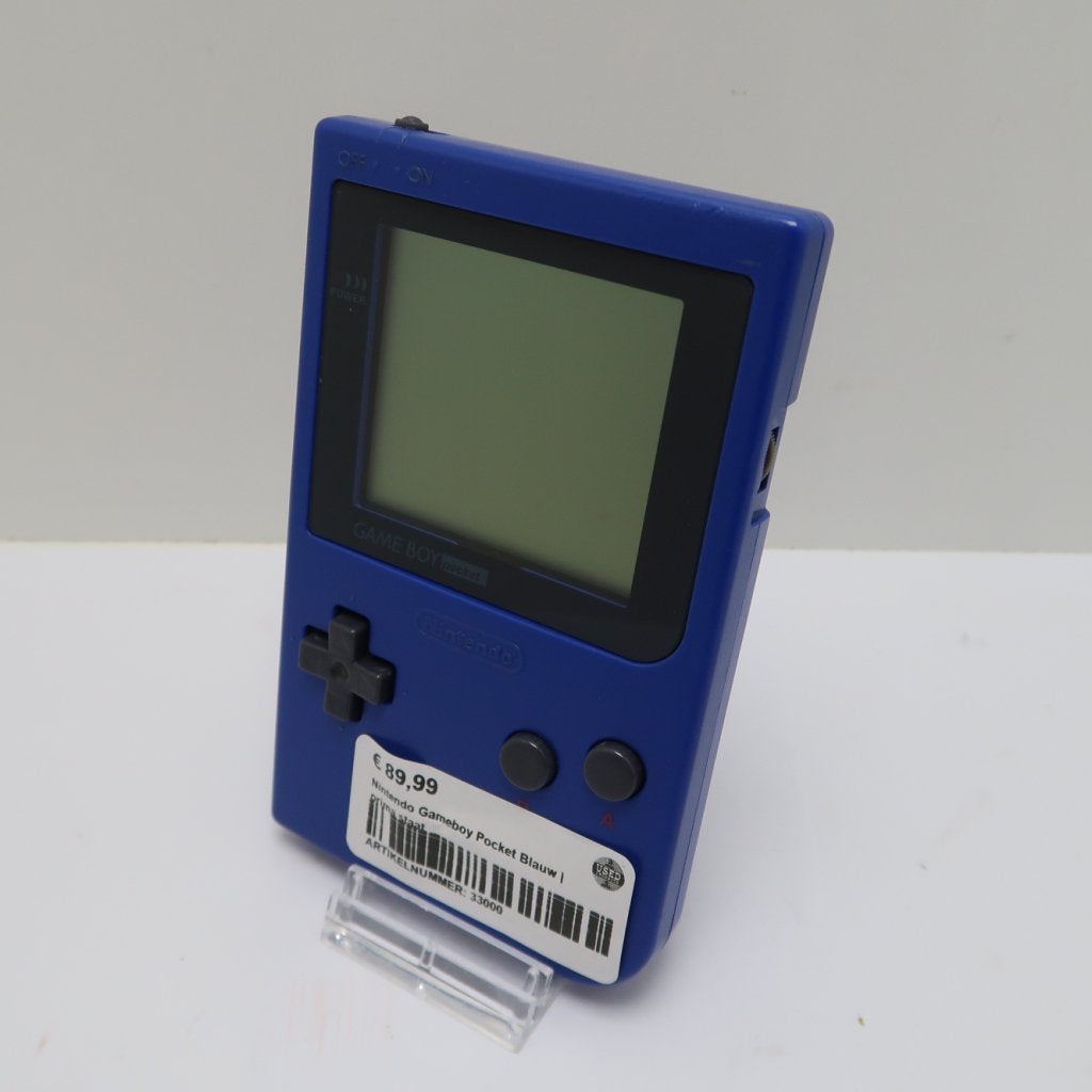 Nintendo Gameboy Pocket Blauw | in Redelijke Staat, Nintendo, Gebruikt, Support@nintendo.com, 11-1 Hokotate-cho, Kamitoba, Minami-ku
Kyoto 601-8501
Japan