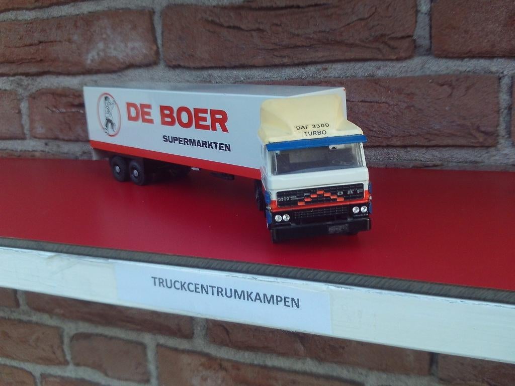 Lion  Toys  Daf  3300  van  De  Boer  Supermarkten., Ophalen of Verzenden, Zo goed als nieuw, Bus of Vrachtwagen, Lion Toys