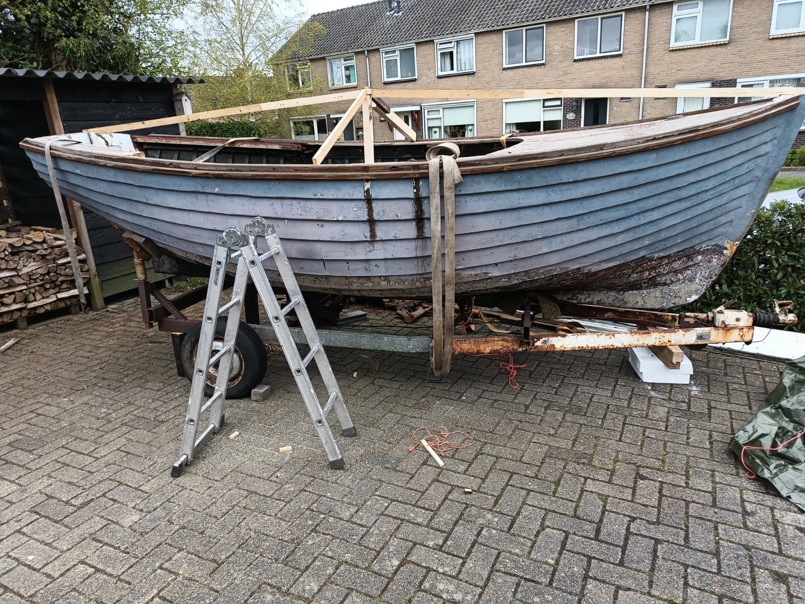 Opknap sloep, Watersport en Boten, Bootonderdelen, Gebruikt, Motorboot, Ophalen of Verzenden