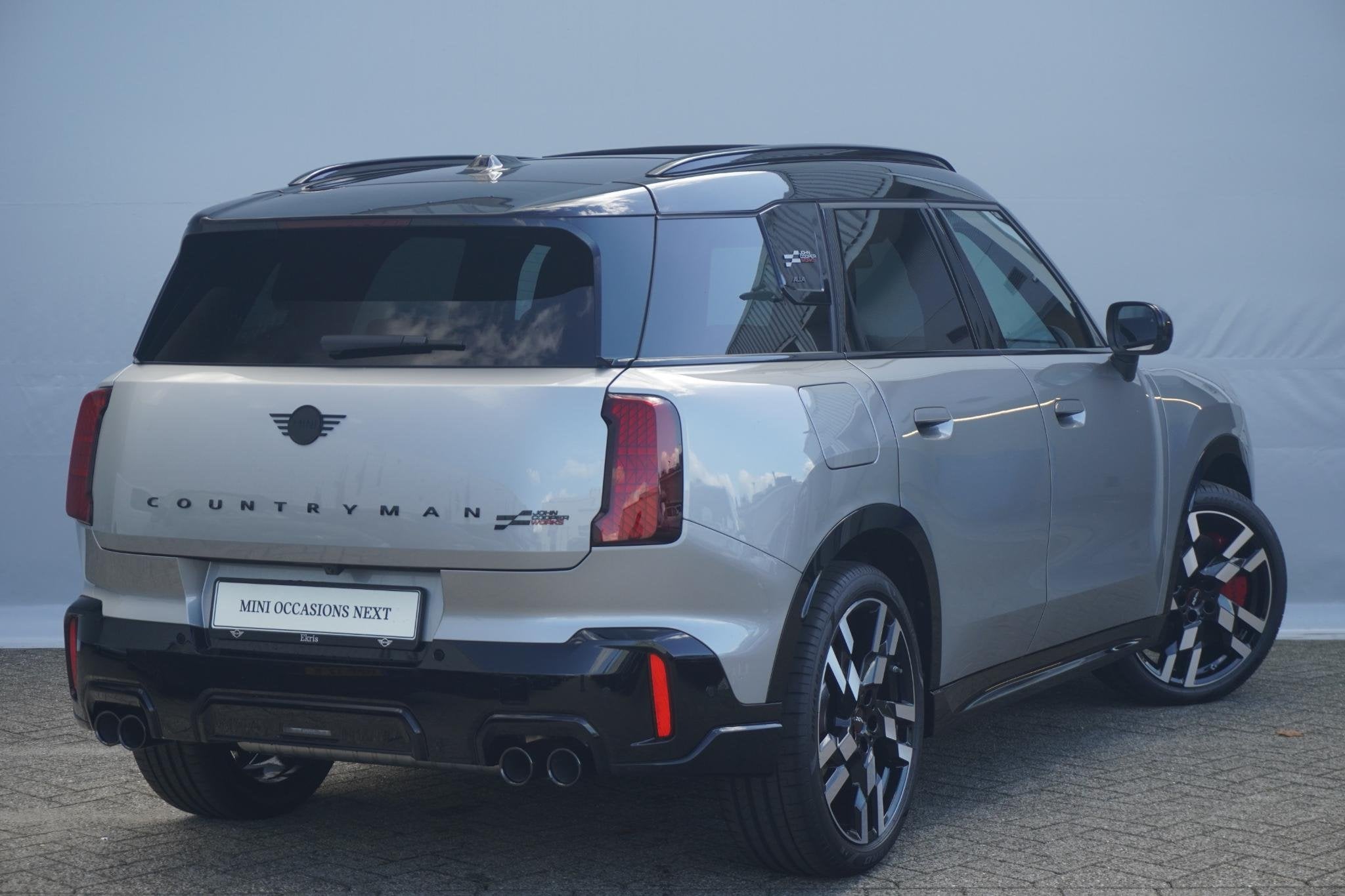 MINI Countryman John Cooper Works ALL4 | Pakket XL | Harman, Auto's, 1998 cc, Gebruikt, Met garantie (alle), Leder en Stof