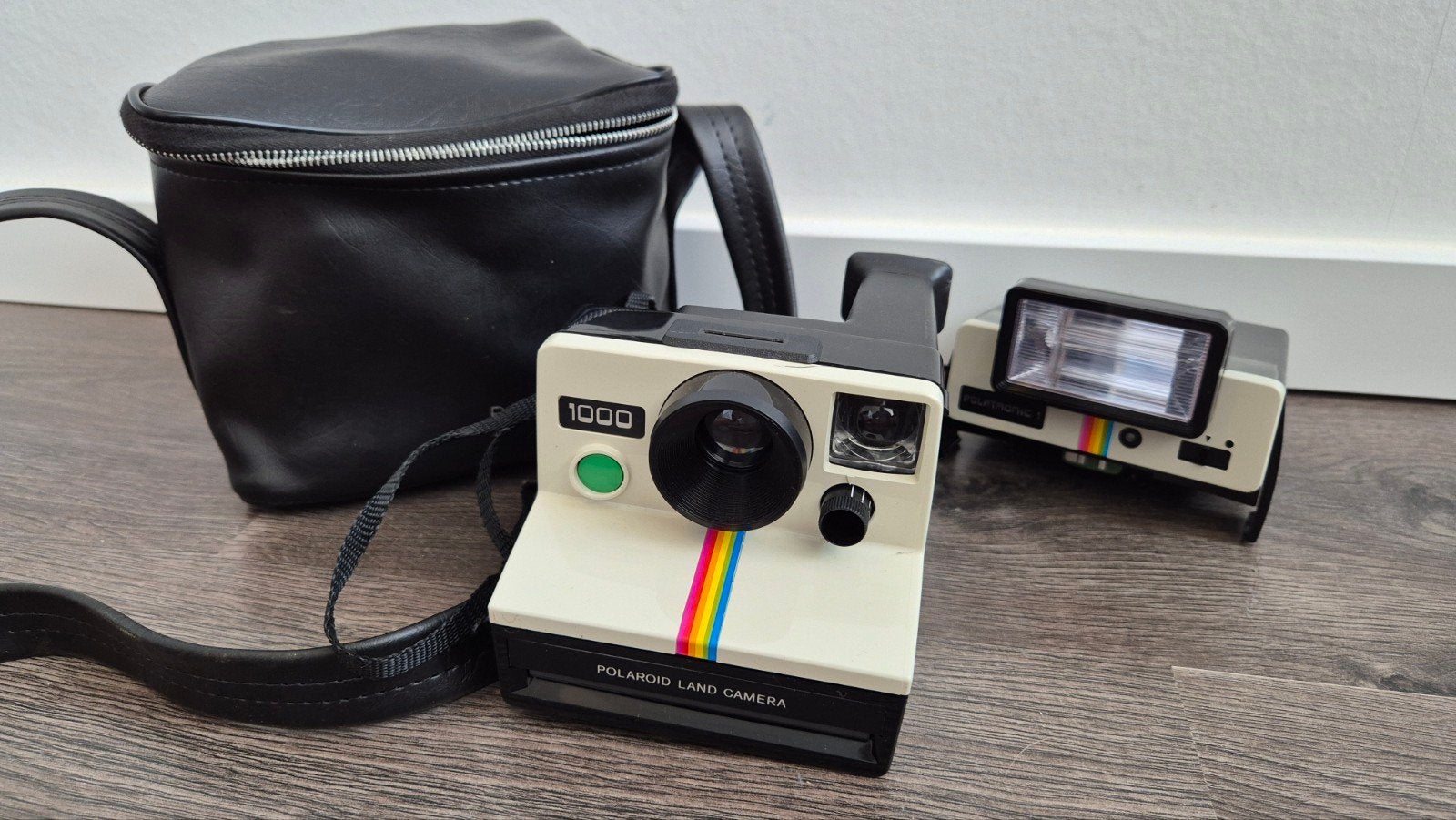 Vintage Polaroid 1000 Land Camera met Polatronic 1 flitser, Ophalen, Gebruikt, Polaroid, Polaroid