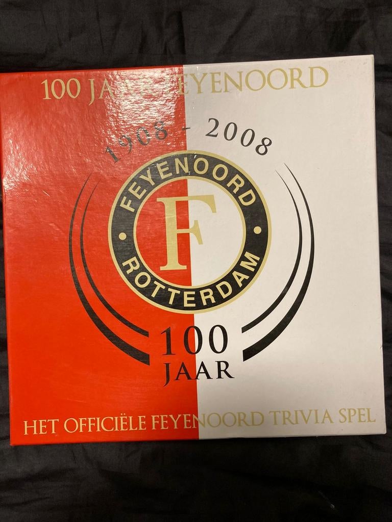 Feyenoord 100 jaar trivia spel, Ophalen of Verzenden, Gebruikt, Feyenoord