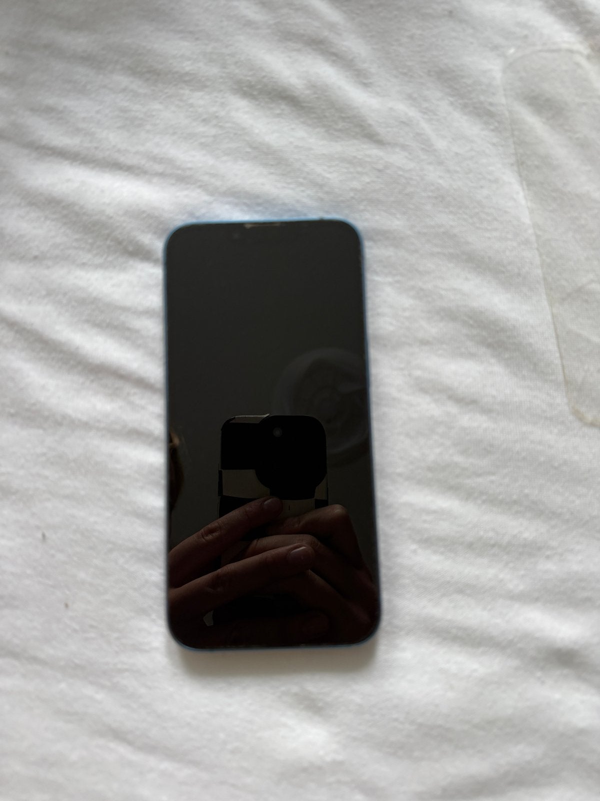 iPhone 13 128GB - Achterkant beschadigd, Telecommunicatie, Blauw, IPhone 13, Ophalen of Verzenden, 128 GB