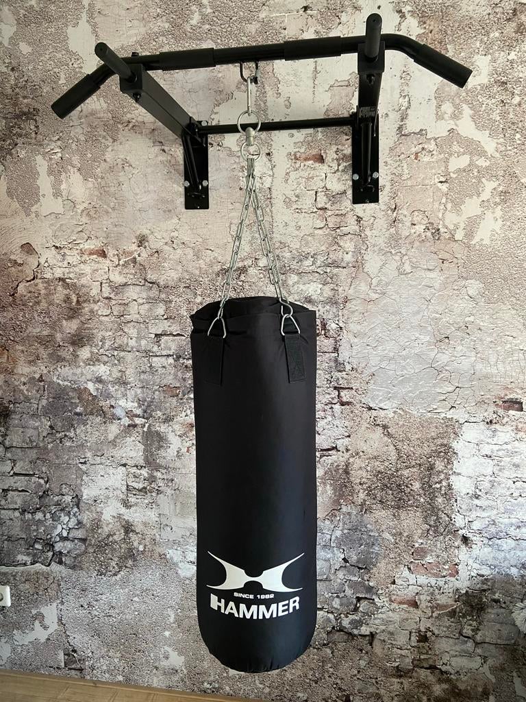 Hammer PULL-UP 2.0 optrekstang met bokszak, Ophalen, Gebruikt, Armen, Oprekstang