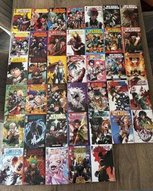 Te koop: My Hero Academia manga set (deel 1 t/m 40), Boeken, Meerdere comics, Ophalen, Zo goed als nieuw, Japan (Manga)