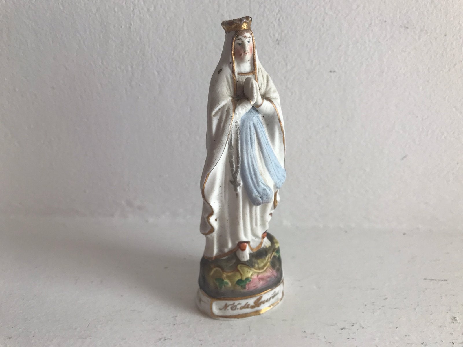 Mariabeeldje Lourdes oud, Ophalen of Verzenden