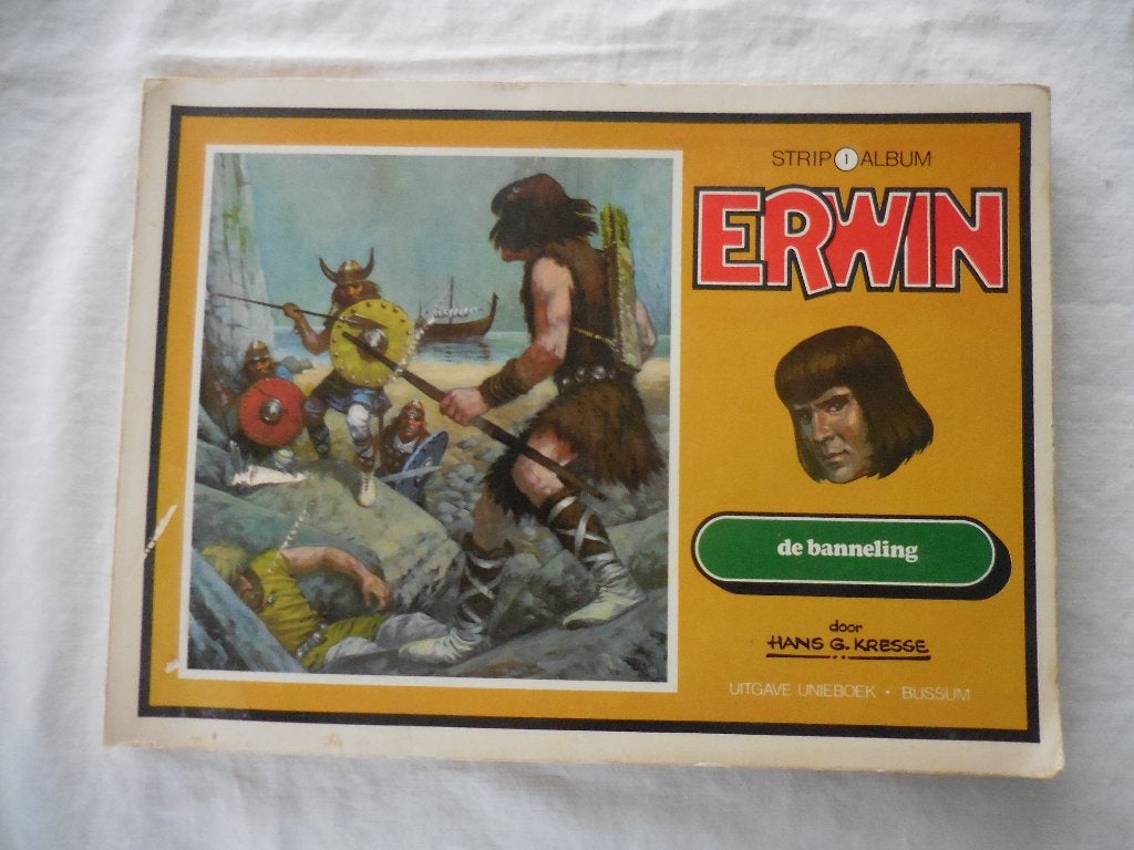 Erwin deel 1 De Banneling - Hans G.Kresse, Eén stripboek, Hans Kresse, Ophalen, Gelezen