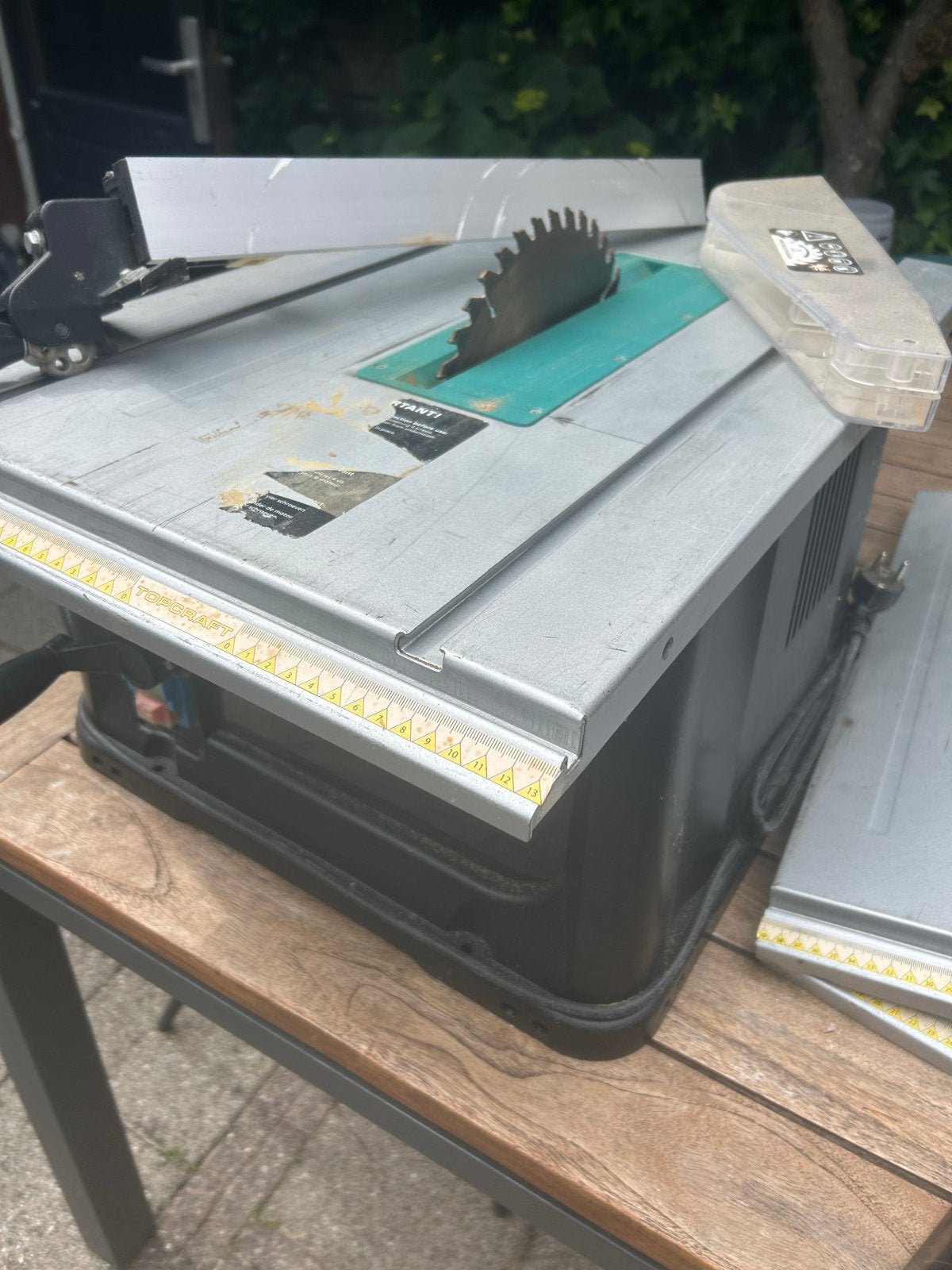 Topcraft XYZ414 1700W tafelzaag, Ophalen, Gebruikt, Cirkelzaag, 30 tot 70 mm