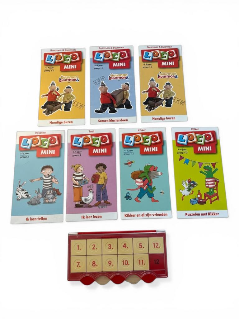 Loco mini set + 7 boekjes (Buurman & Buurman, Kikker), Ophalen of Verzenden, Zo goed als nieuw