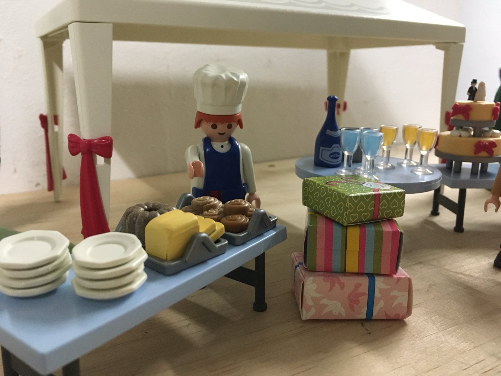 Playmobil 4308 Huwelijk Partytent met Gasten, Overige typen, Zo goed als nieuw, Overige series, Complete set