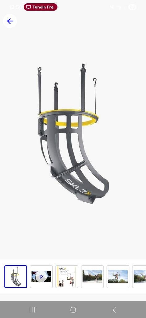 SKLZ Kick-Out basketbal retour systeem, Ophalen of Verzenden, Zo goed als nieuw, Overige typen