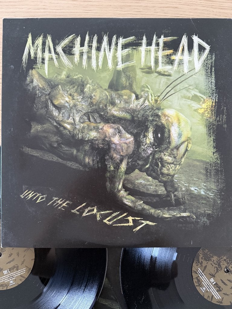 LP Machine Head - Unto the Locust 2LP, Gebruikt, Ophalen of Verzenden, 12 inch, Progressive metal