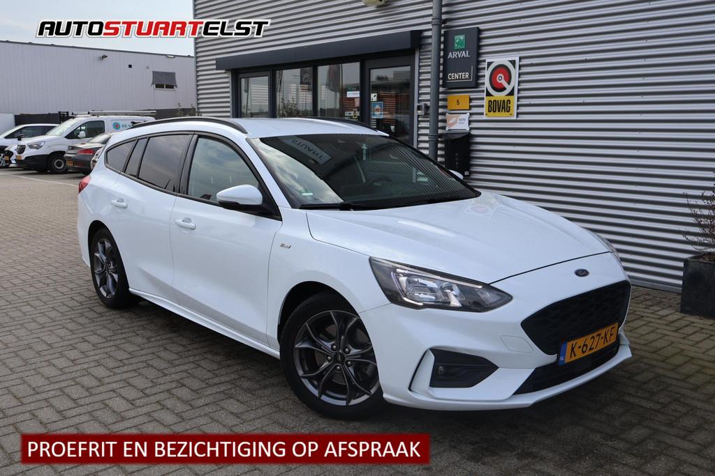 Ford Focus Wagon 1.0 ST Line Business 1e Eigenaar | Volledig, Auto's, Ford, Gebruikt, Wit, Origineel Nederlands, Grijs