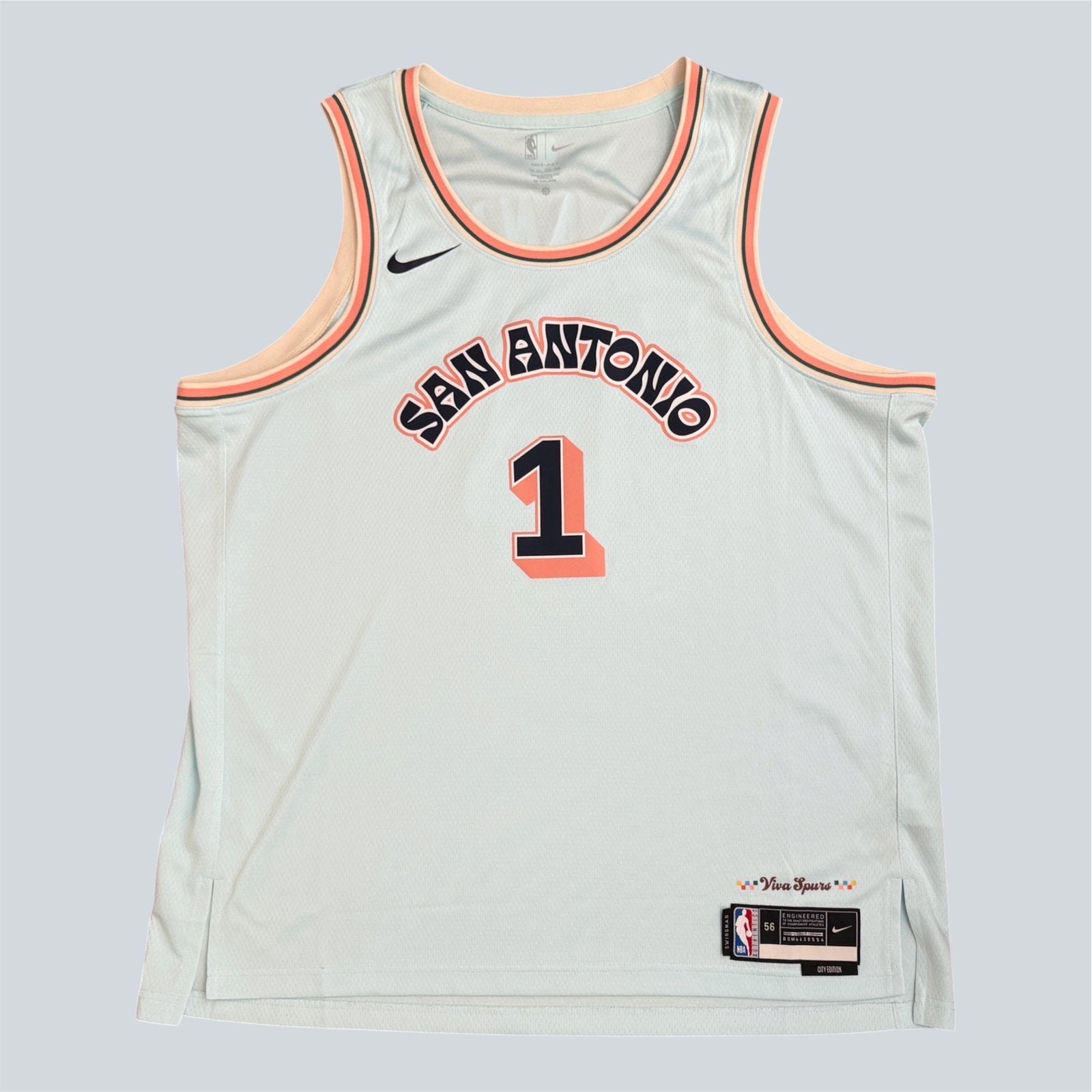 NIEUW NBA Nike Victor Wembanyama jersey maat XXL Spurs 2XL, Sport en Fitness, Basketbal, Ophalen of Verzenden, Nieuw, Kleding