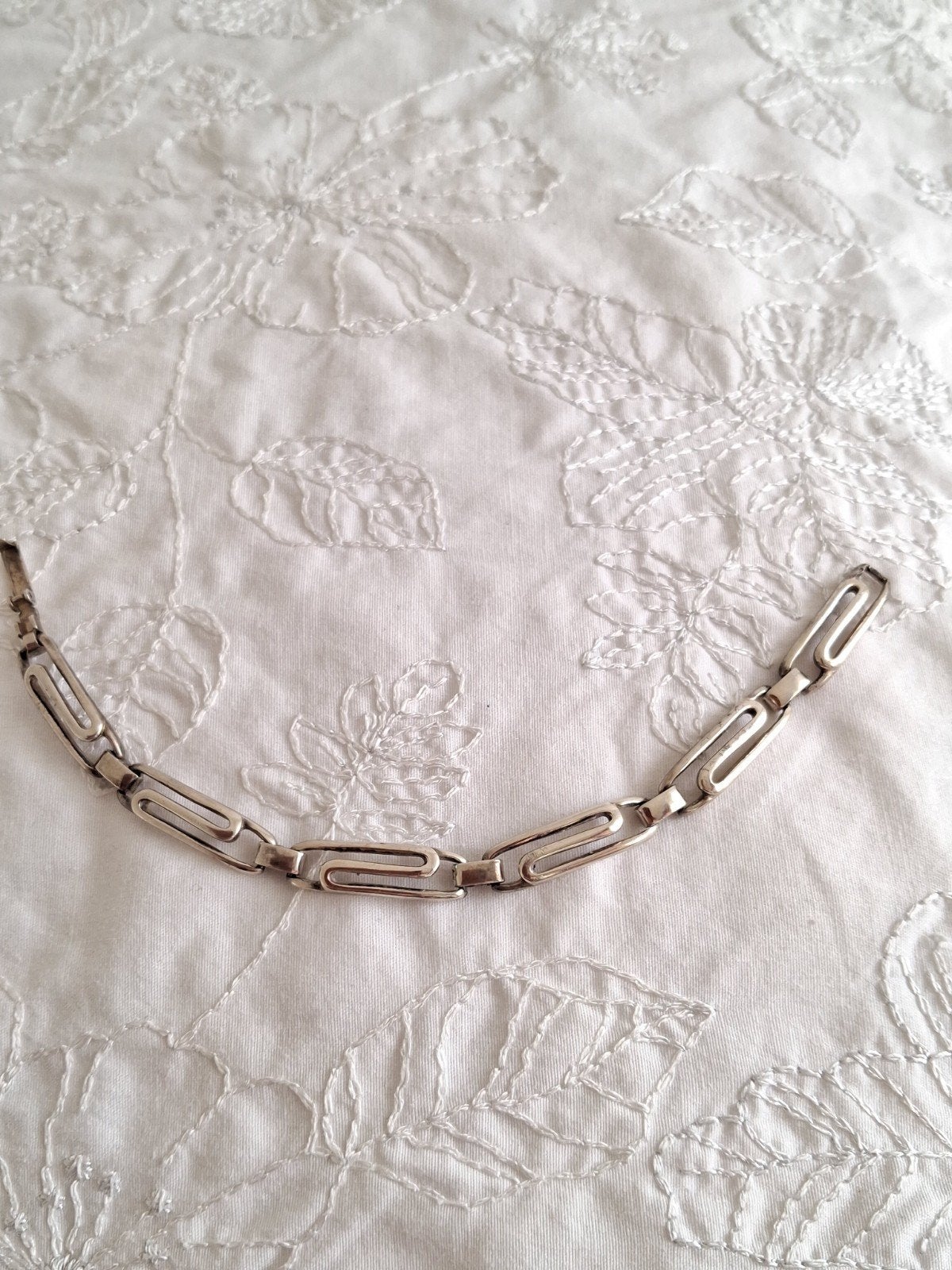 Zilveren antieke  armband .kleine maat 17 cm, Ophalen of Verzenden, Zilver, Armband