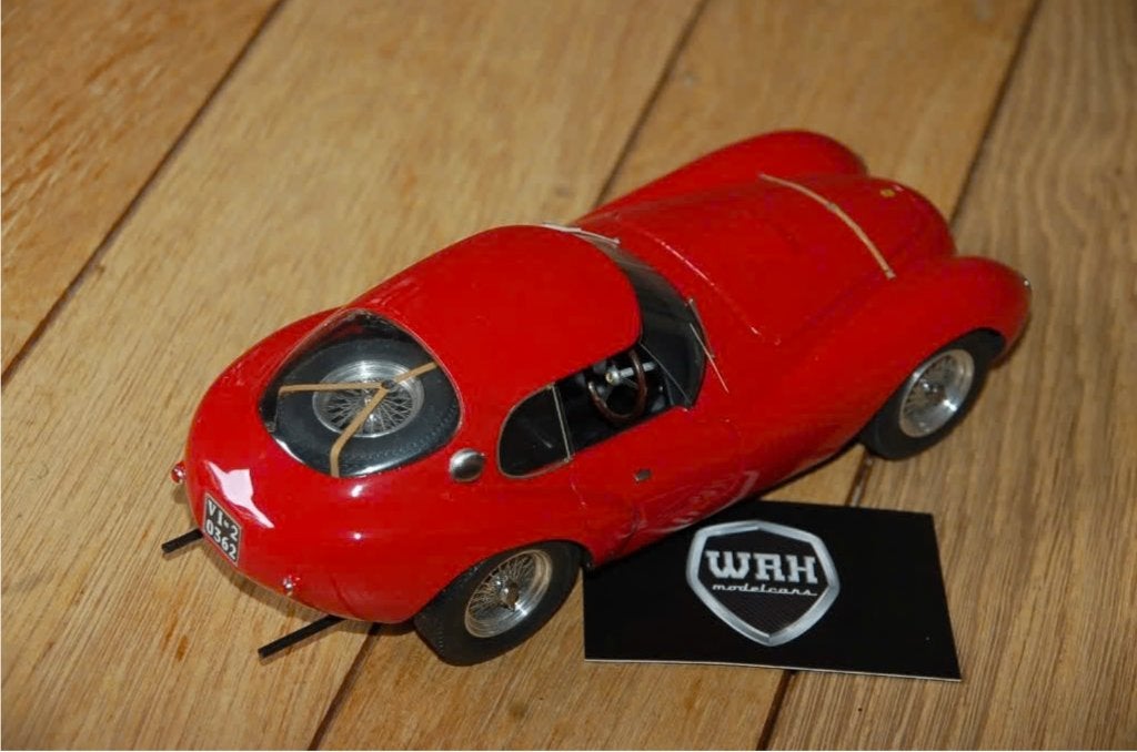 !! SALE !! 1:18 FERRARI 212 UOVO red MG models HANDBOUW WRH, Hobby en Vrije tijd, Modelauto's | 1:18, Verzenden, Gebruikt, Auto
