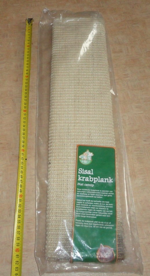 Sisal krabplank met catnip, Dieren en Toebehoren, Krabmeubelen, Nieuw, Krabplank, Ophalen of Verzenden