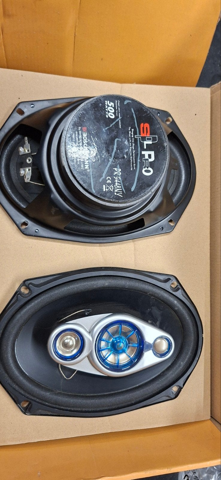 Boschmann SPL Pro PR-9448NY 500 Watt Autospeakers, Ophalen of Verzenden, Gebruikt