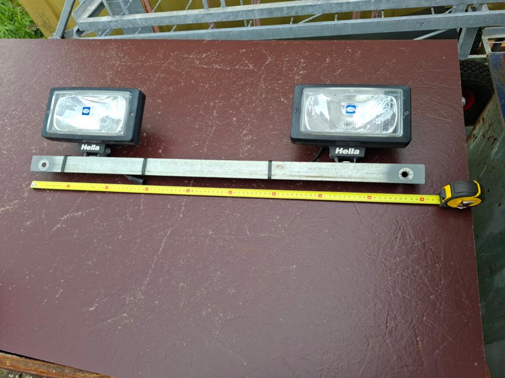 Lichtbalk met werklampen voor minigraver etc Hella jumbo 220, Ophalen of Verzenden