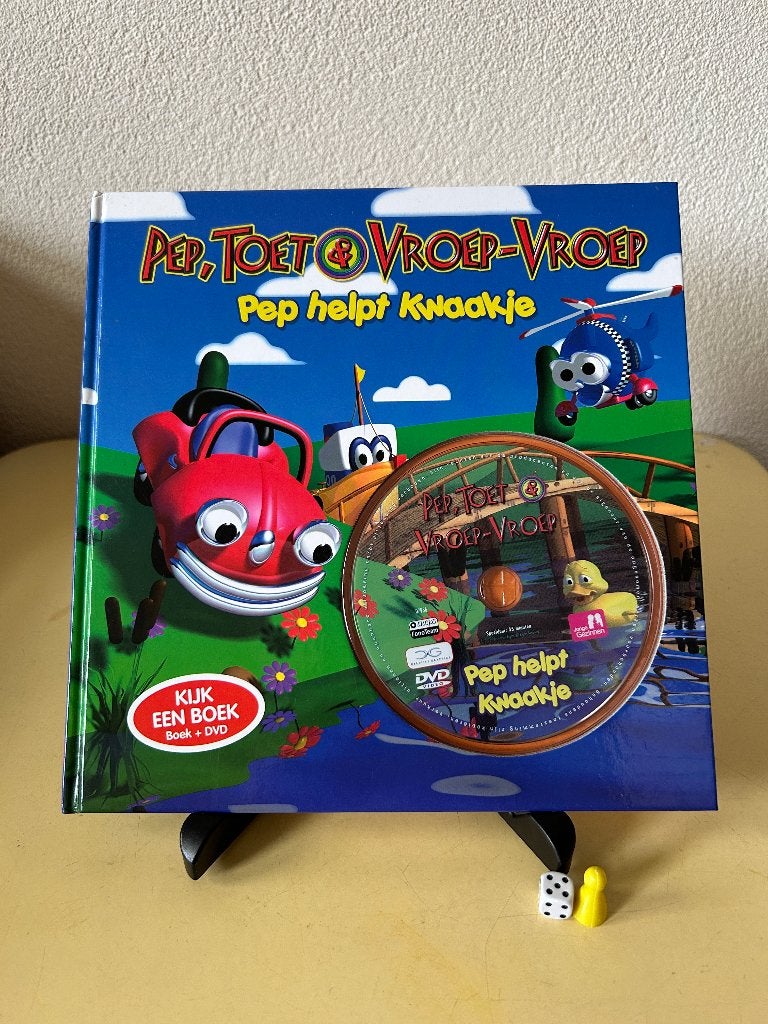 Pep, Toet & Vroep-Vroep - Pep helpt Kwaakje (Boek+DVD), Ophalen of Verzenden, Zo goed als nieuw, Zuidnederlandse Uitgeverij / Deltas)