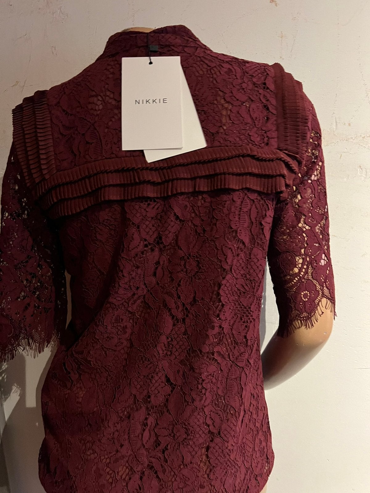NIKKIE blouse van kant maat 38 nieuw met kaartjes, Maat 38/40 (M), G, G, T