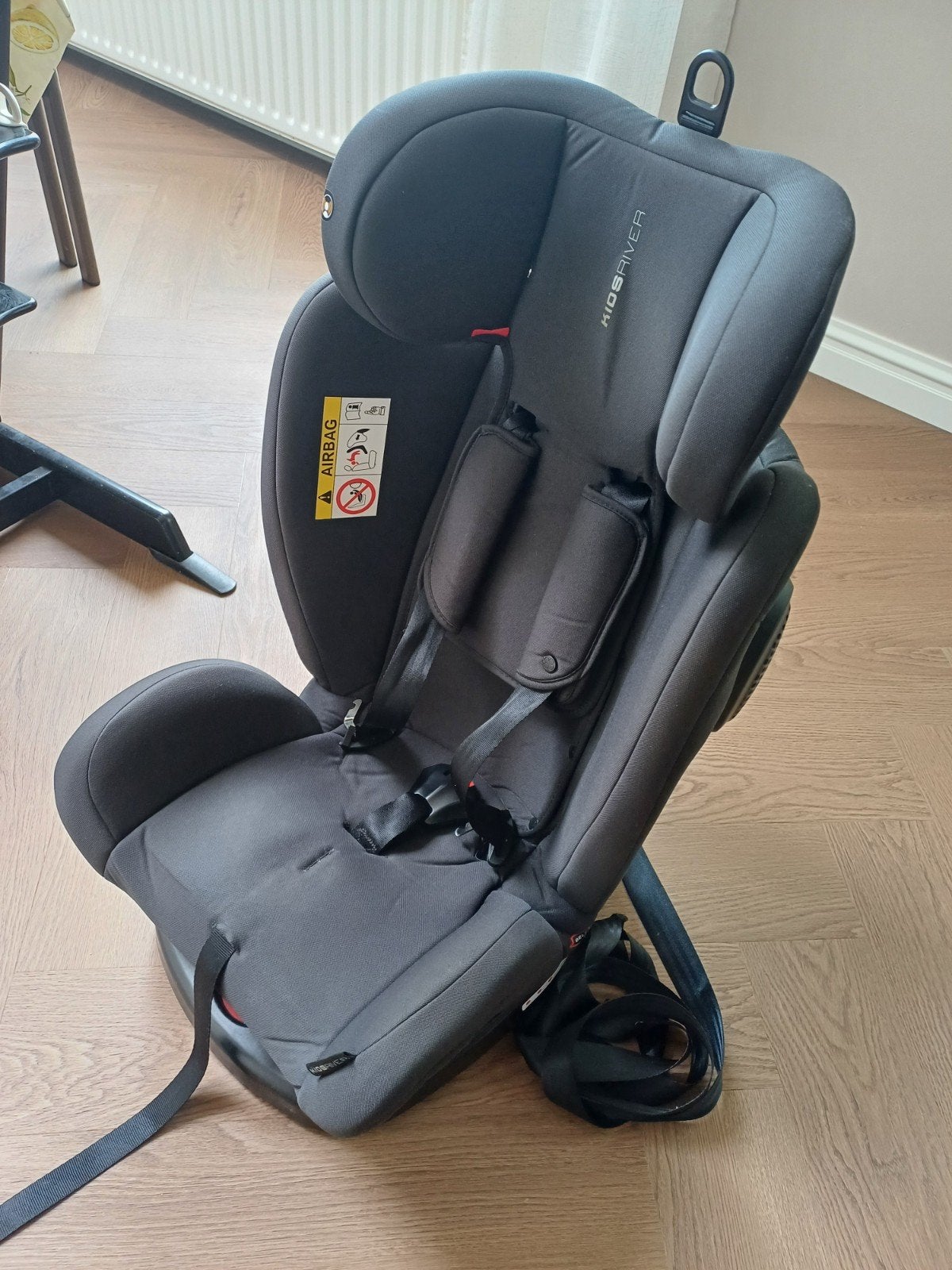 Kidsriver Autostoel 0-36 kg – Kantelbaar – Inclusief babyver, Kinderen en Baby's, Autostoeltjes, Gebruikt, Overige merken, Autogordel of Isofix