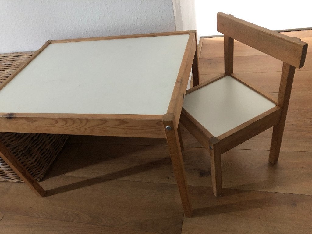 Tafel met stoel kids, Ophalen, Gebruikt, Tafel(s) en Stoel(en)
