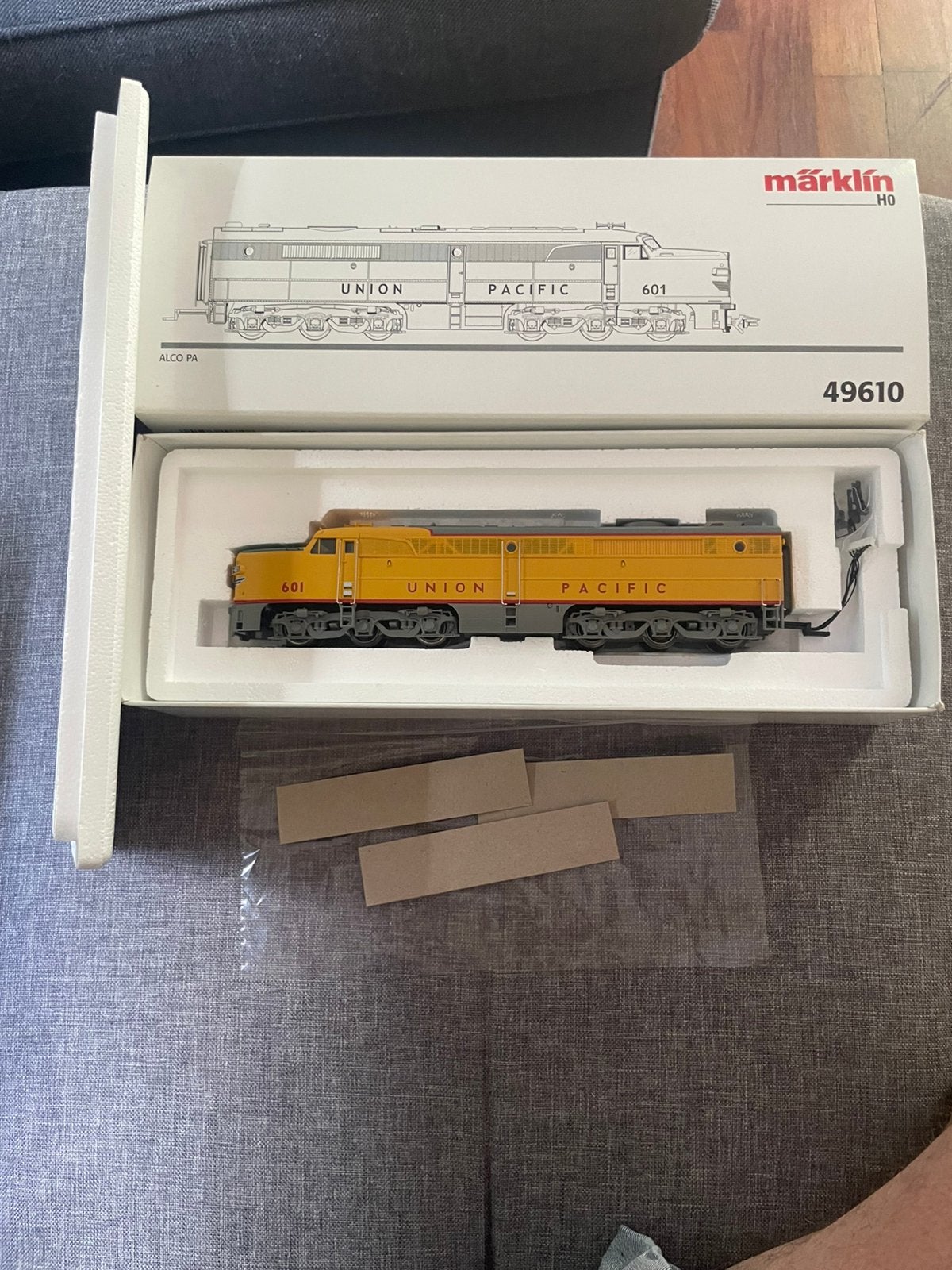 Marklin Union Pacific dubbelset FX, Ophalen of Verzenden, Zo goed als nieuw, Wisselstroom, Märklin