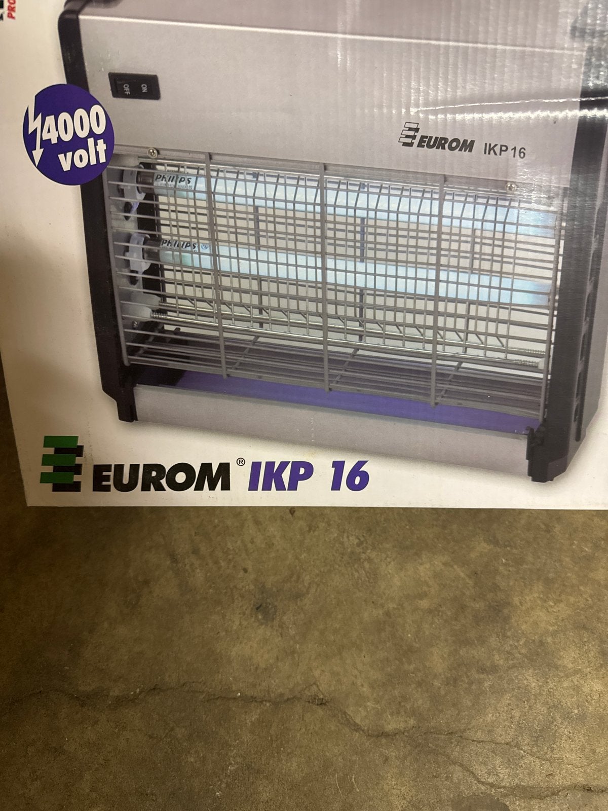 Eurom IKP 16 Insectendoder - 4000 Volt, Dieren en Toebehoren