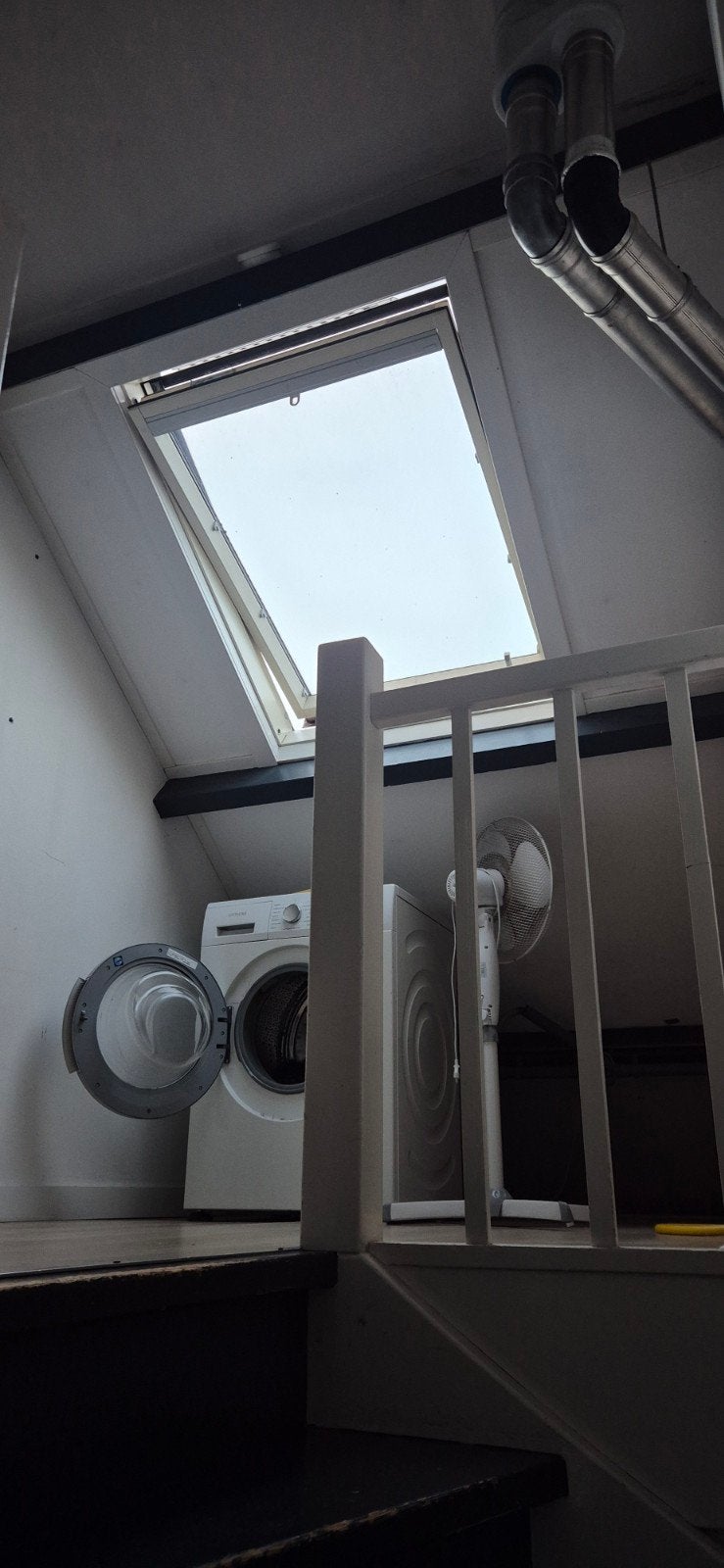 2 Dakramen: Velux GGU SK06 en Fakro FTP-W met goten, Ophalen