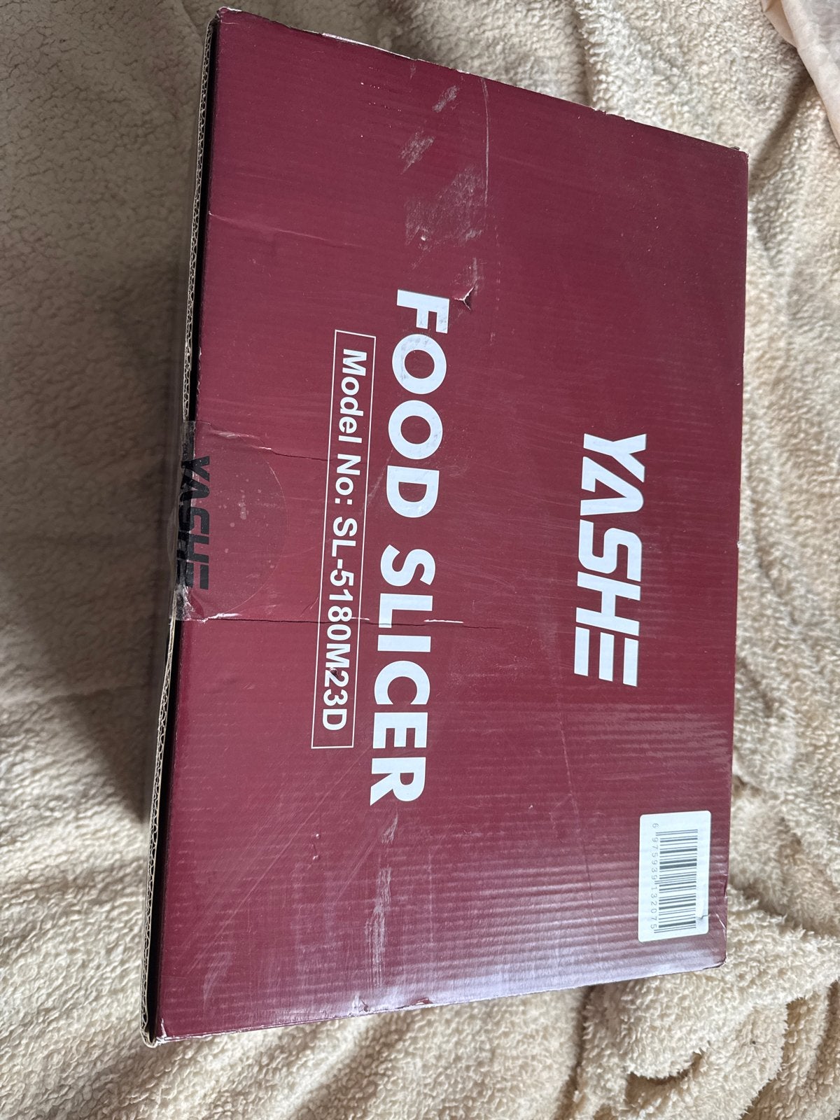 Yashe Food Slicer SL-5180M23D - Nieuw in doos, Huis en Inrichting, Snijmachine, Ophalen of Verzenden, Nieuw, Overige merken