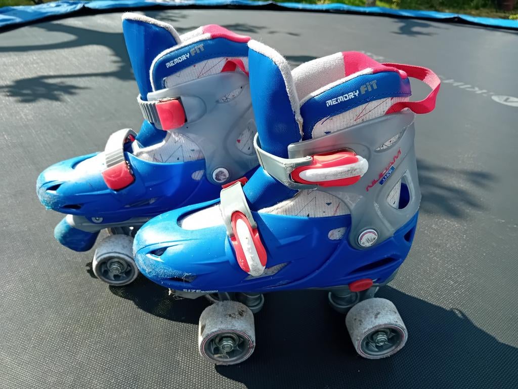 Nijdam Junior rolschaatsen verstelbaar maat 34-37, Ophalen of Verzenden, Verstelbaar, Gebruikt, Kinderen