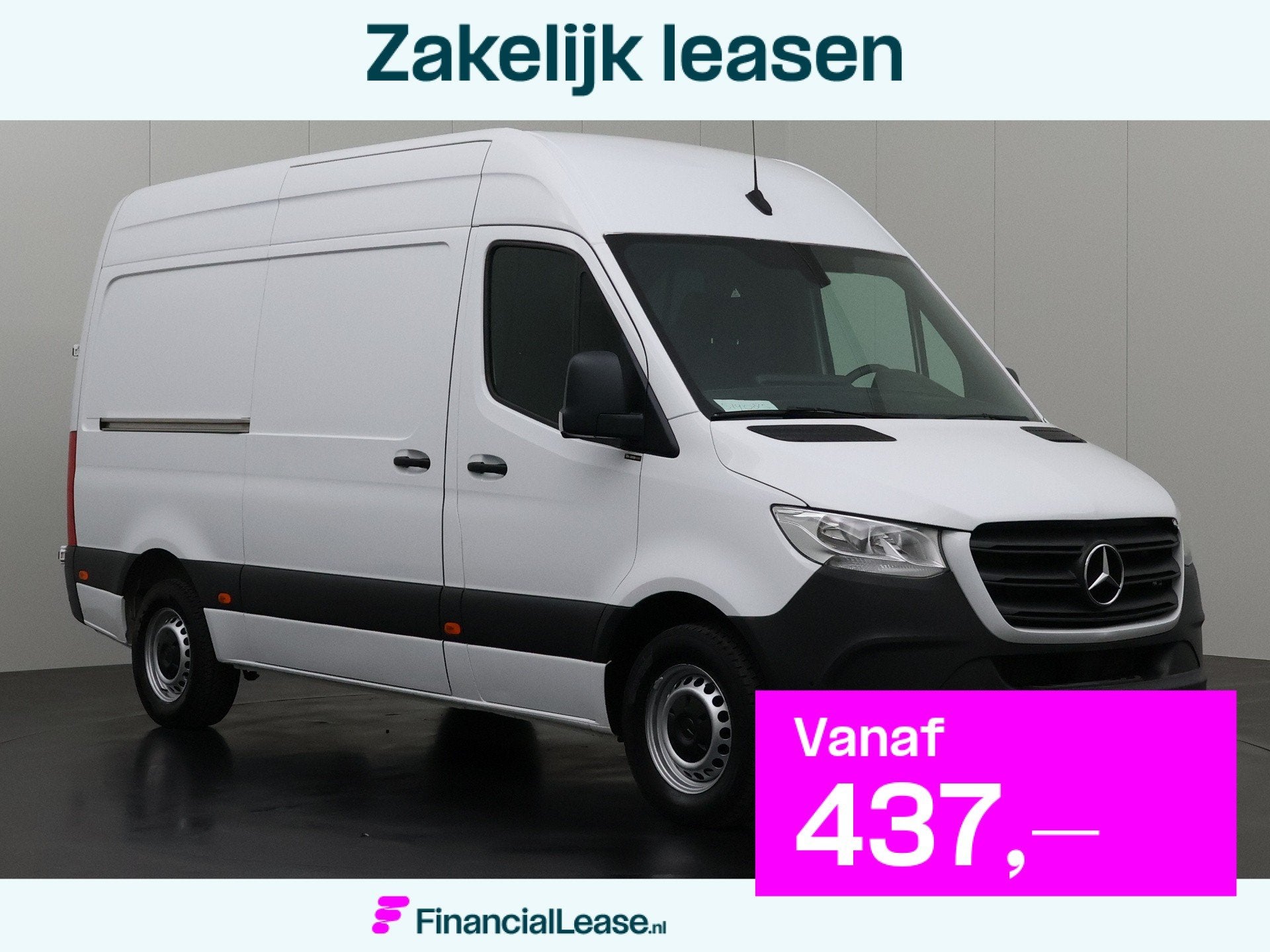 Mercedes-Benz Sprinter 317CDI Automaat L2H2 | Multimedia | C, Auto's, Bestelauto's, Bedrijf, Lease, Financial lease, ABS, Achteruitrijcamera