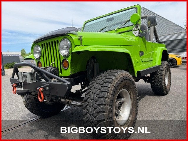 Jeep 4x4 CJ 5.0 V8 CJ-7, Auto's, Oldtimers, Zwart, Cabriolet, 4 stoelen, 151 pk