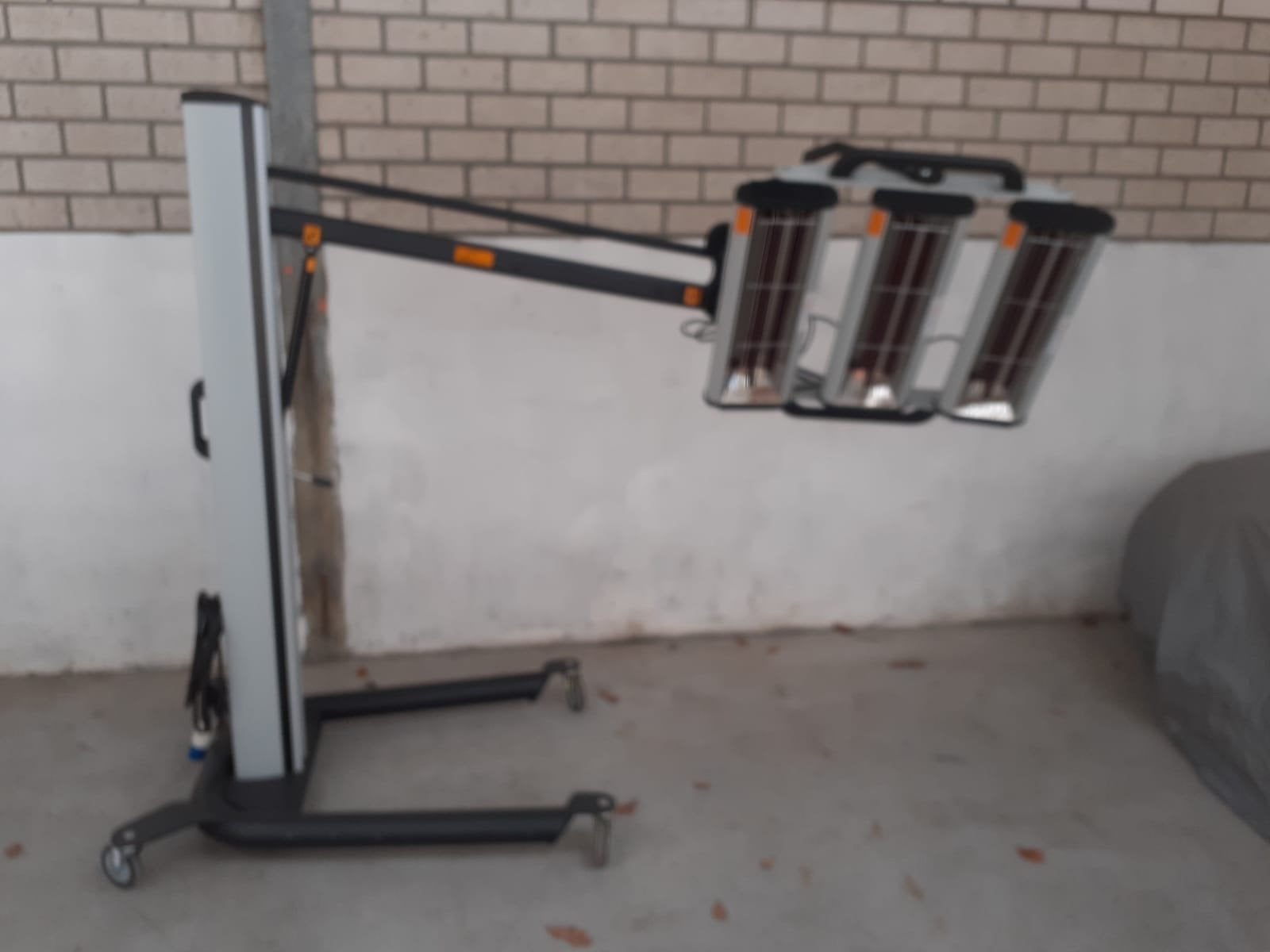 Infrarood verf droger, Ophalen