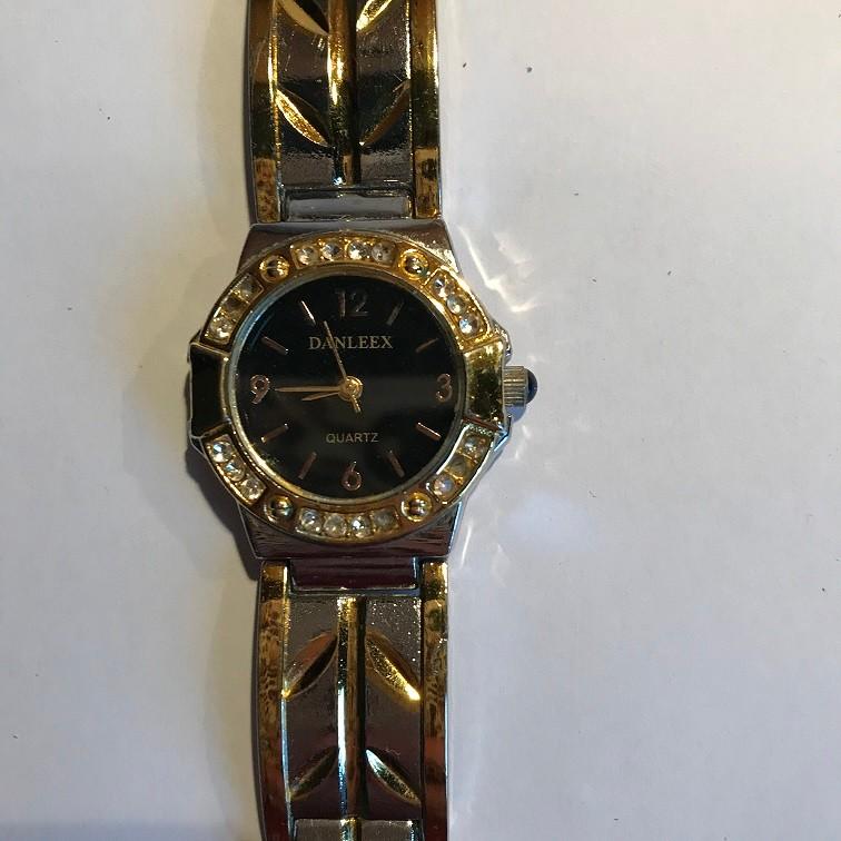 2 mooi dames QUARTZ horloge, Overige merken, Leer, Staal, Polshorloge