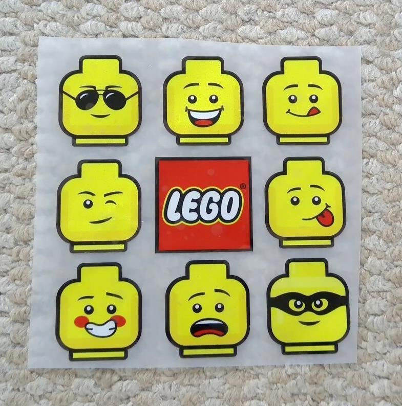 Grote LEGO Promo Minifiguren Vinyl Sticker decal, Kinderen en Baby's, Speelgoed | Duplo en Lego, Verzenden, Nieuw