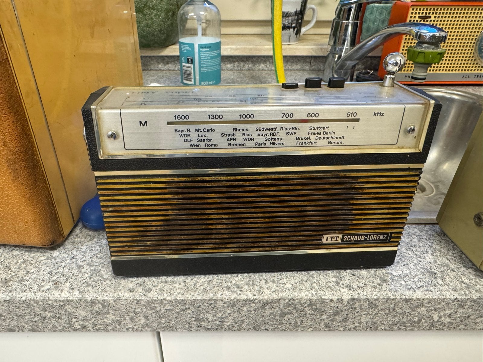 ITT Schaub Lorenz Transistorradio Jaren '70, Ophalen of Verzenden, Gebruikt, Transistorradio