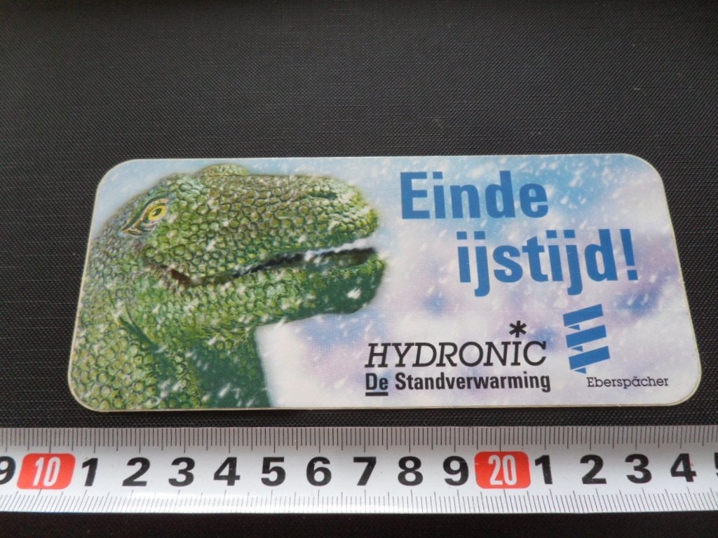 sticker einde ijstijd! hydronic standverwarming eberspächer, Ophalen, Zo goed als nieuw