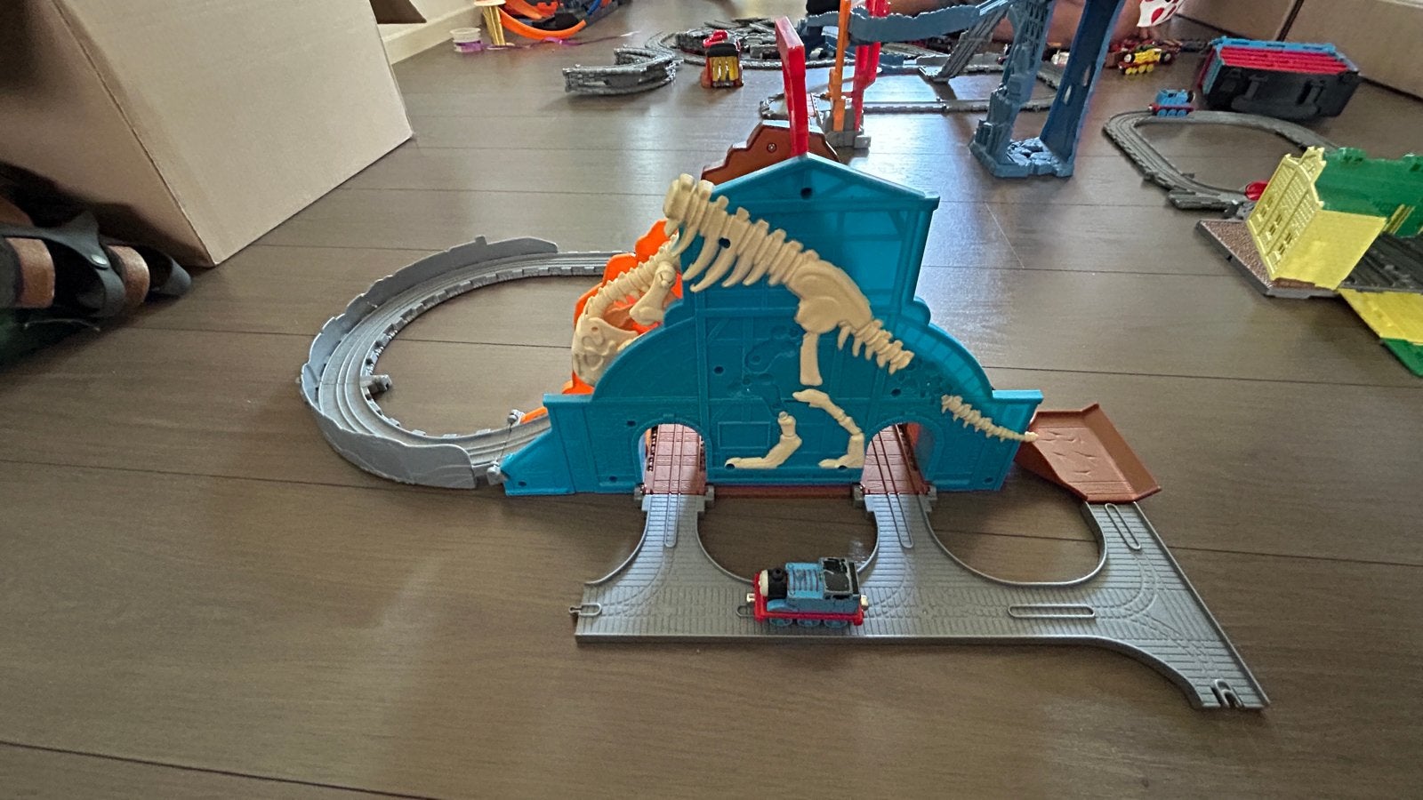 Thomas de Trein Dinosaurus Avontuur Speelset, Ophalen of Verzenden, Gebruikt