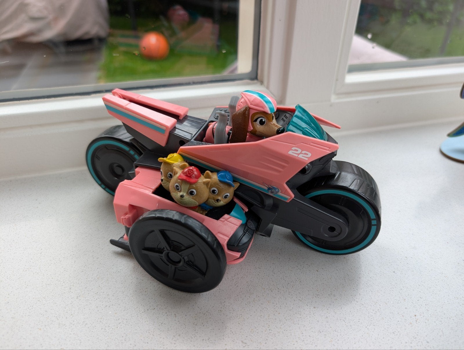 Paw Patrol Mighty Movie Liberty motor en mini patrollers, Ophalen of Verzenden, Zo goed als nieuw