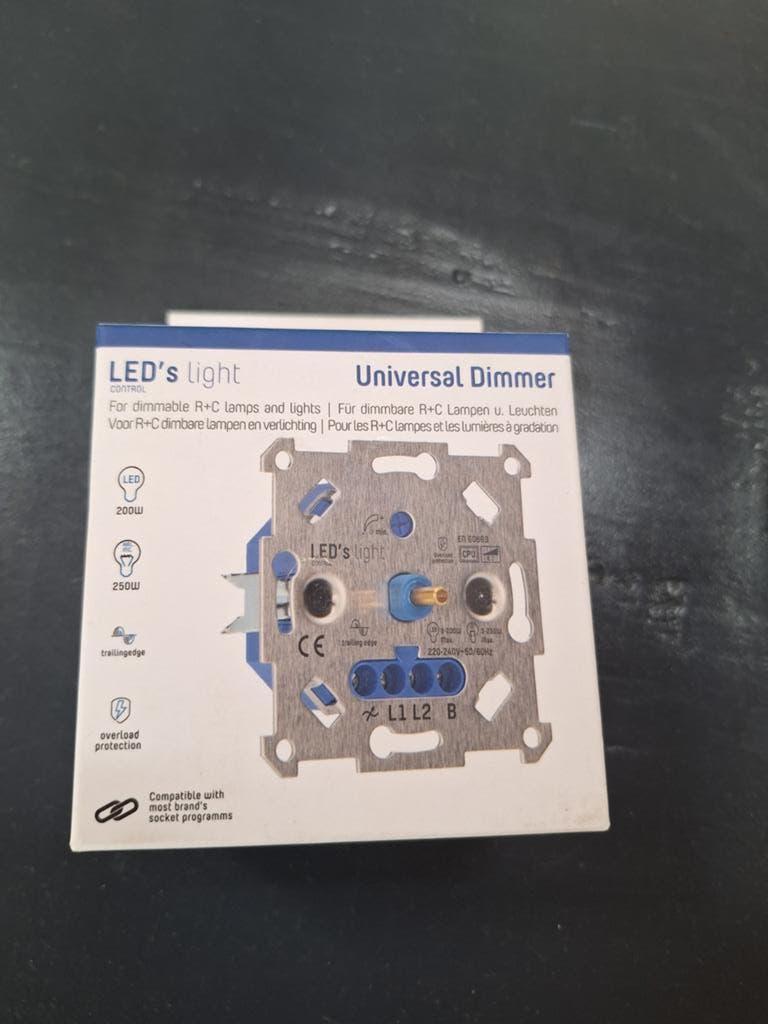 LED's Light Universele Dimmer tot 250W - LED & Gloeilampen, Ophalen of Verzenden, Nieuw, Overige typen