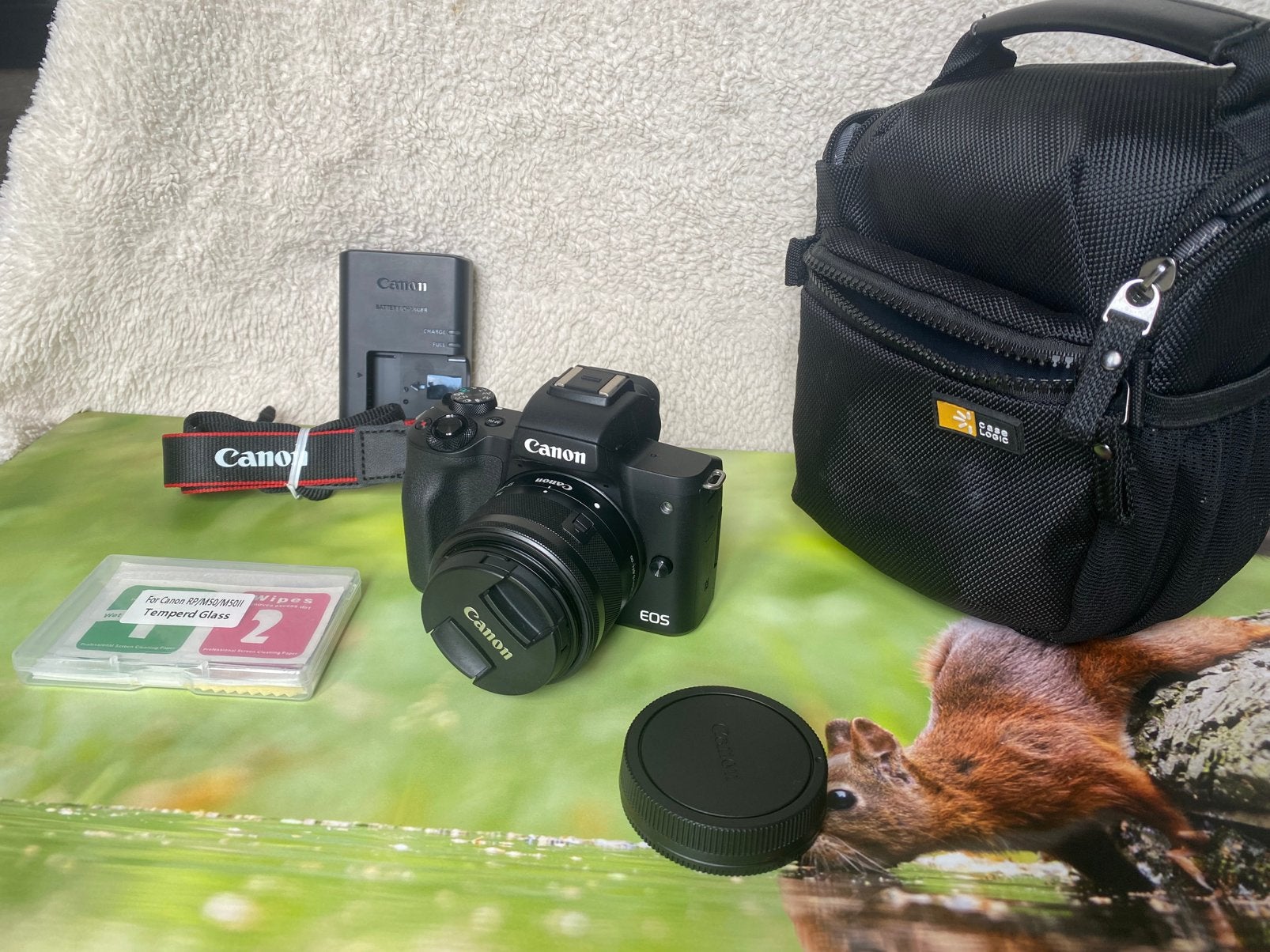 Canon EOS M50 met lens en tas, Ophalen of Verzenden, Gebruikt, Canon, 8 keer of meer