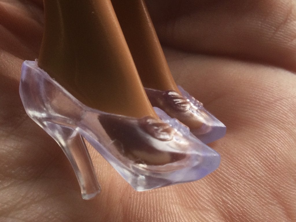 Assepoester-schoenen voor Barbie., Ophalen of Verzenden, Zo goed als nieuw, Barbie