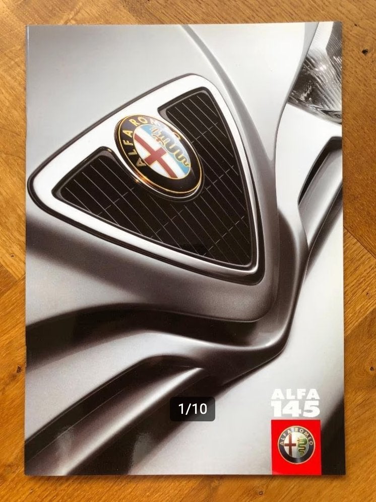 Alfa Romeo 145 folder 1999, Alfa Romeo, Nieuw, Ophalen of Verzenden, Alfa Romeo