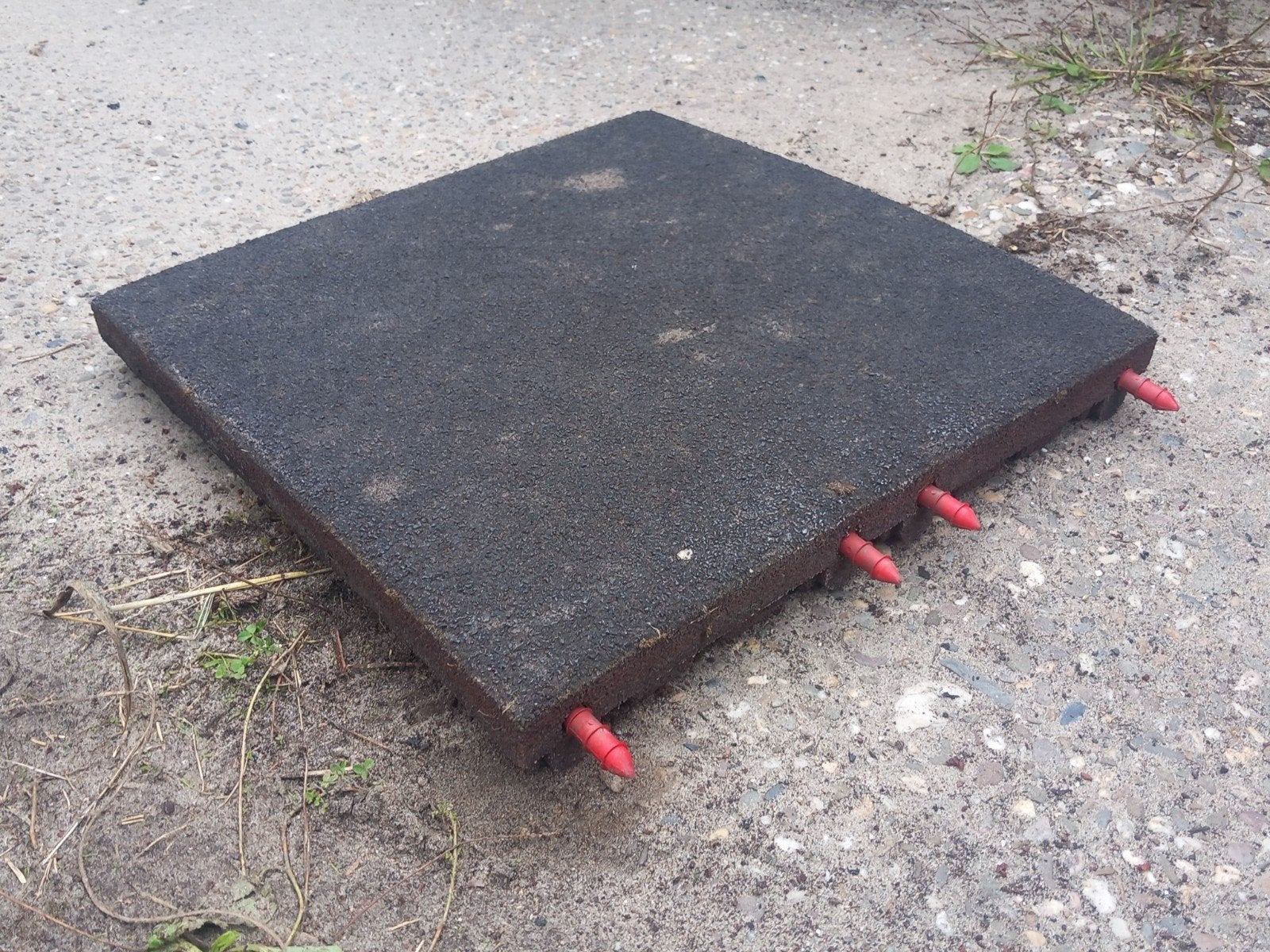 177 Rubber tegels 50x50x4, Ophalen, Gebruikt, -, -